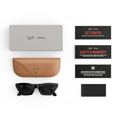 Очки RAY-BAN META GEN 3 ZENA Shiny Black Grey- фото4