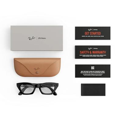 Очки RAY-BAN META GEN 3 ZENA Shiny Black Clear- фото5