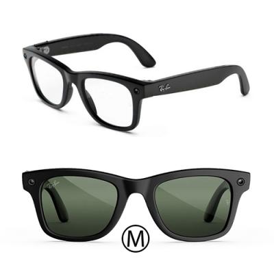 Очки RAY-BAN META GEN 3 WAYFARER Matte Black Clear/Green Transitions- фото