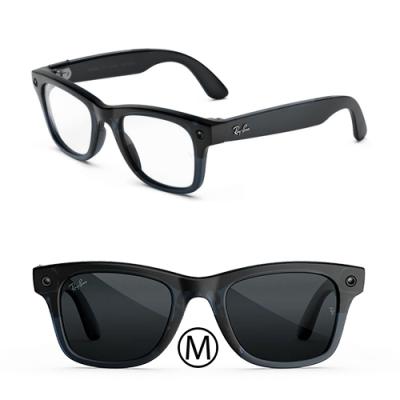 Очки RAY-BAN META GEN 3 WAYFARER Matte Ocean Blue Clear/Grey Transitions- фото