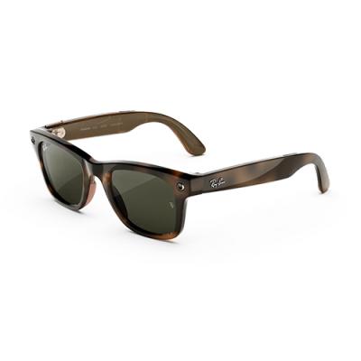 Очки RAY-BAN META GEN 3 WAYFARER Polished Havana G-15 Green- фото3
