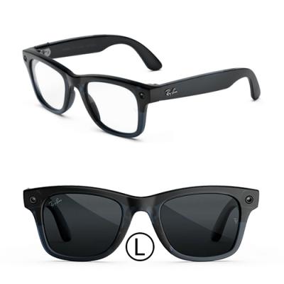 Очки RAY-BAN META GEN 3 WAYFARER Matte Ocean Blue Clear/Grey Transitions (L)- фото