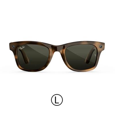 Очки RAY-BAN META GEN 3 WAYFARER Polished Havana G-15 Green (L)- фото