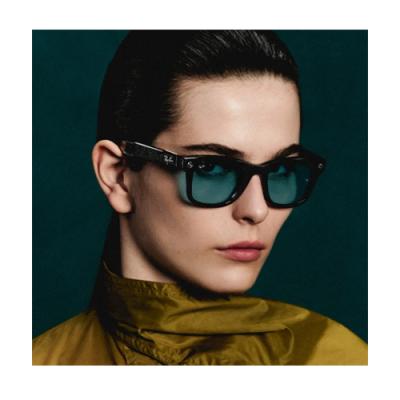 Очки RAY-BAN META GEN 3 WAYFARER Transparent Black Clear/Aquamarine Transitions- фото4