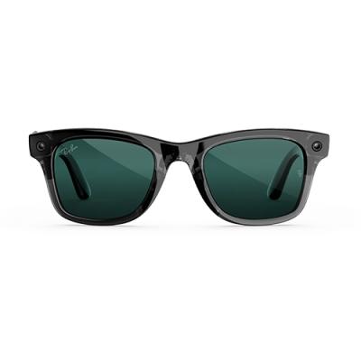 Очки RAY-BAN META GEN 3 WAYFARER Transparent Black Clear/Aquamarine Transitions (L)- фото2