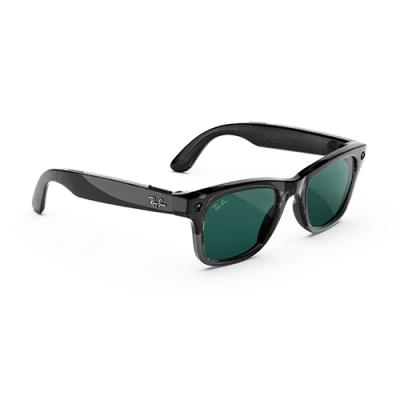 Очки RAY-BAN META GEN 3 WAYFARER Transparent Black Clear/Aquamarine Transitions (L)- фото3