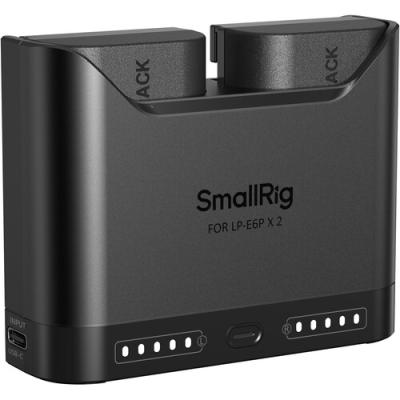 2 аккумулятора LP-E6P + зарядное устройство SmallRig 5485 Turbo Charging Kit- фото