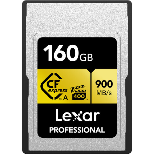Карта памяти Lexar Professional CFexpress Type A 160 GB (LCAGOLD160G-RNENG)