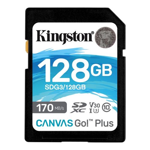 Карта памяти Kingston Canvas Go Plus SDXC 128GB - фото