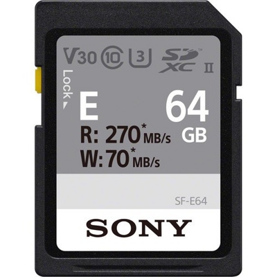 Карта памяти Sony SDXC 64GB UHS-II SF-E Series (SF-E64)