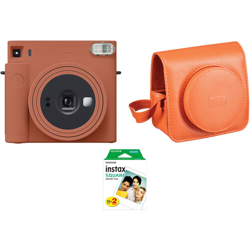 Комплект Fujifilm Instax SQ1 Terracota + Пленка Instax SQUARE (20 шт.) + Чехол- фото