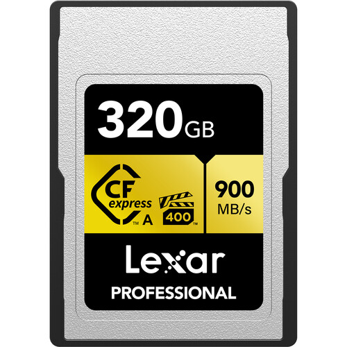 Карта памяти Lexar Professional CFexpress Type A 320 GB (LCAGOLD320G-RNENG)