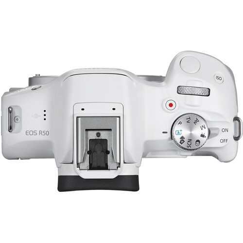 Фотоаппарат Canon EOS R50 Kit 18-45mm White - фото3