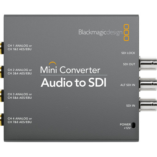 Мини конвертер Blackmagic Mini Converter Audio to SDI- фото