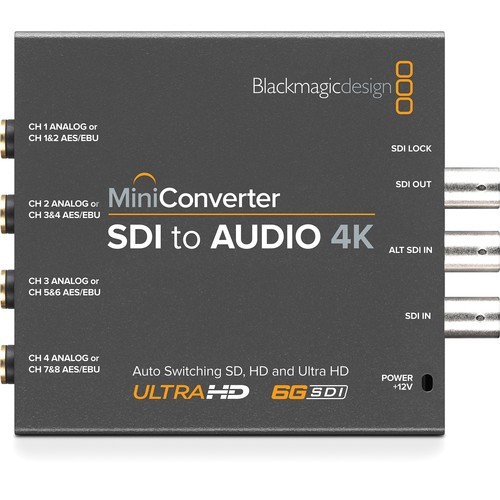 Мини конвертер Blackmagic Mini Converter SDI to Audio 4K- фото2