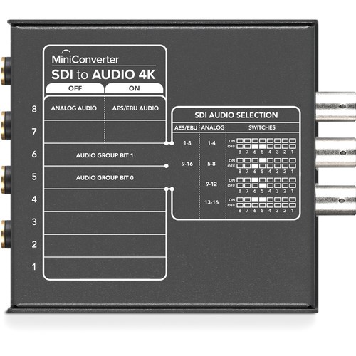Мини конвертер Blackmagic Mini Converter SDI to Audio 4K- фото3