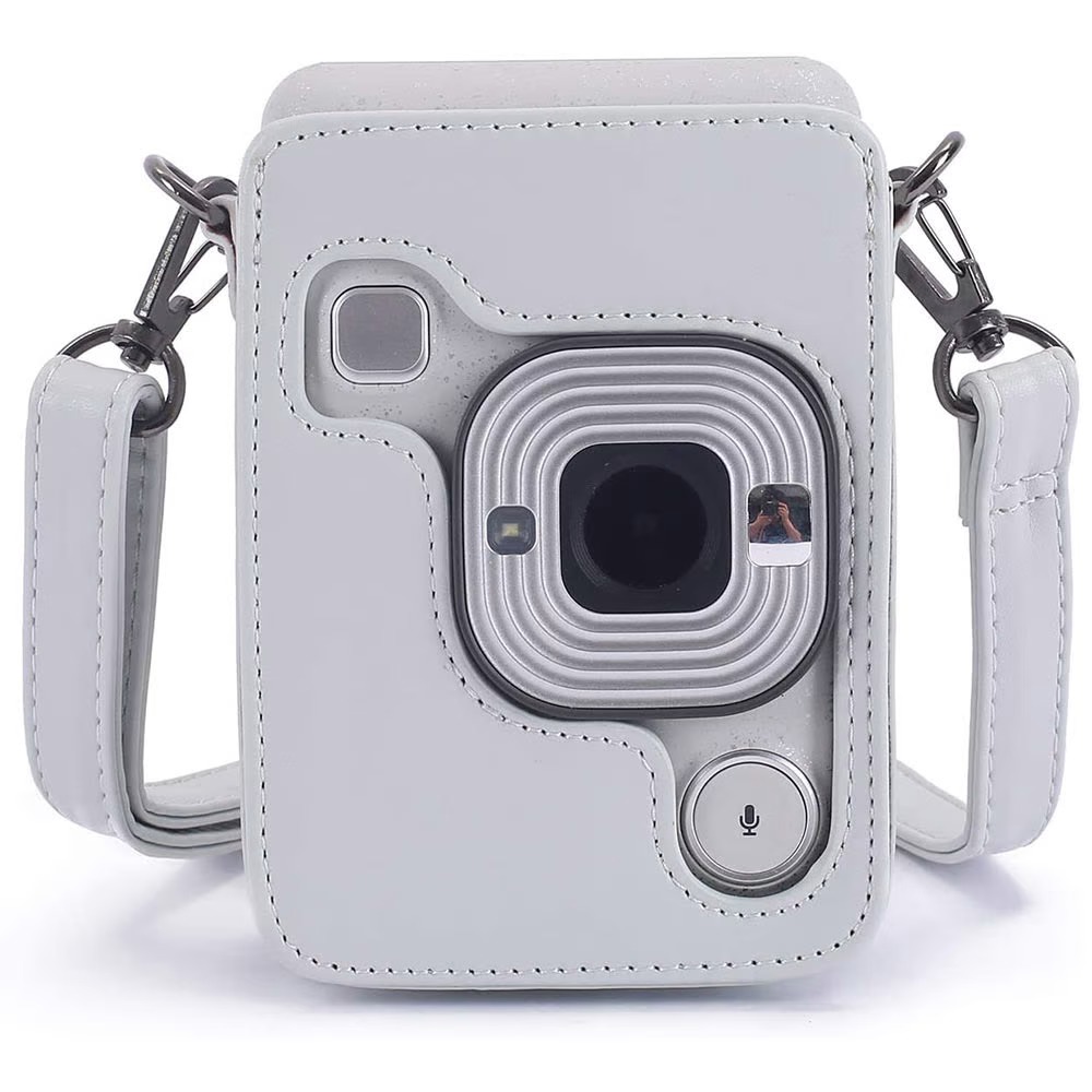 Комплект Fujifilm Instax Mini LiPlay Stone White + Пленка Instax Mini (10) + Чехол - фото3