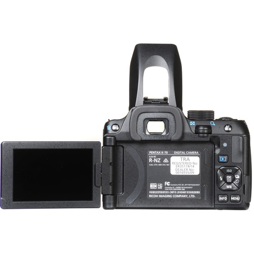 Фотоаппарат Pentax k-70 kit DA L 18-50 WR Black - фото3