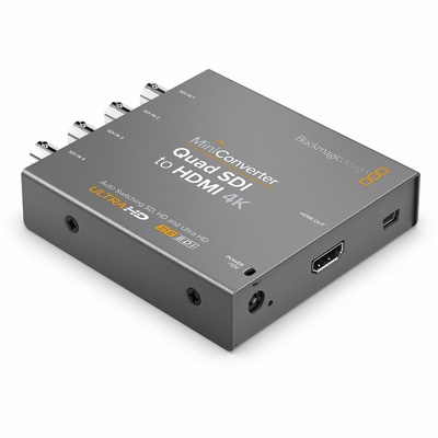 Мини конвертер Blackmagic Mini Converter Quad SDI to HDMI 4K