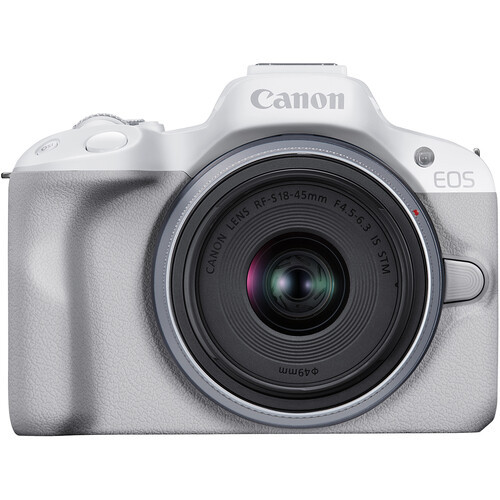 Фотоаппарат Canon EOS R50 Kit 18-45mm White- фото