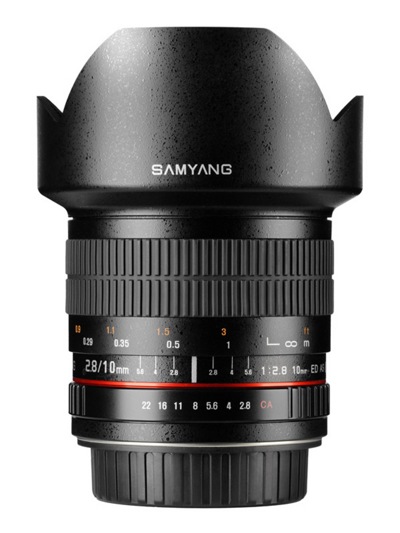 Объектив Samyang 10mm f/2.8 Fuji X (APS-C)
