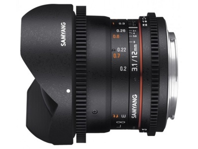 Объектив Samyang 12mm T3.1 VDSLR Minolta AF/Sony  