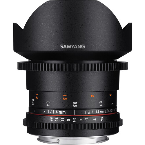 Объектив Samyang 14mm T3.1 VDSLR MK2 Canon RF - фото