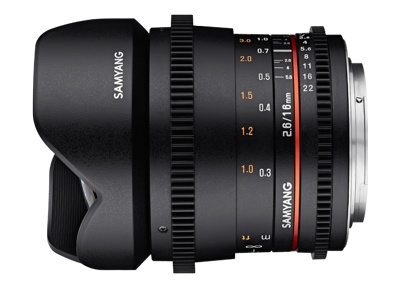 Объектив Samyang 16mm T2.6 ED AS UMC VDSLR Nikon F