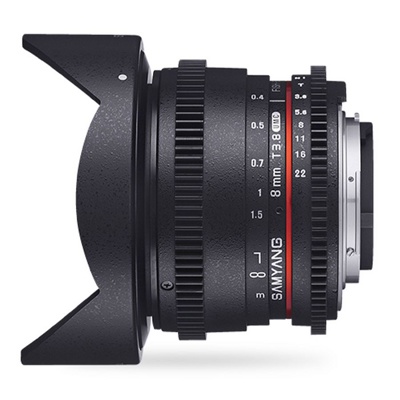 Объектив Samyang 8mm T3.8 Fisheye VDSLR Nikon UMC II (APS-C)