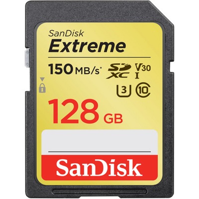 Карта памяти SanDisk 128GB Extreme UHS-I SDXC class10 