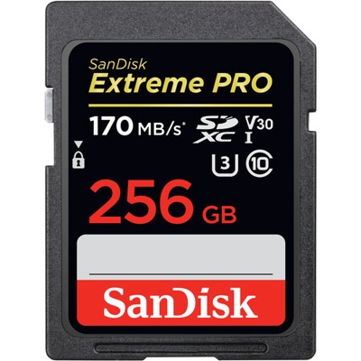 Карта памяти SanDisk 256GB Extreme PRO UHS-I SDXC Class10