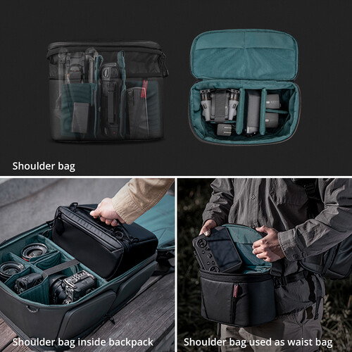 Рюкзак Pgytech OneMo 2 Backpack 35L+ Shoulder Bag Space Black (P-CB-112)- фото5