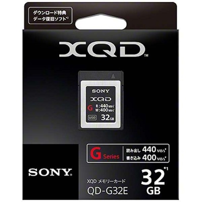 Карта памяти Sony XQD G 32Gb class10 440/400Mb/s (QDG32E) - фото